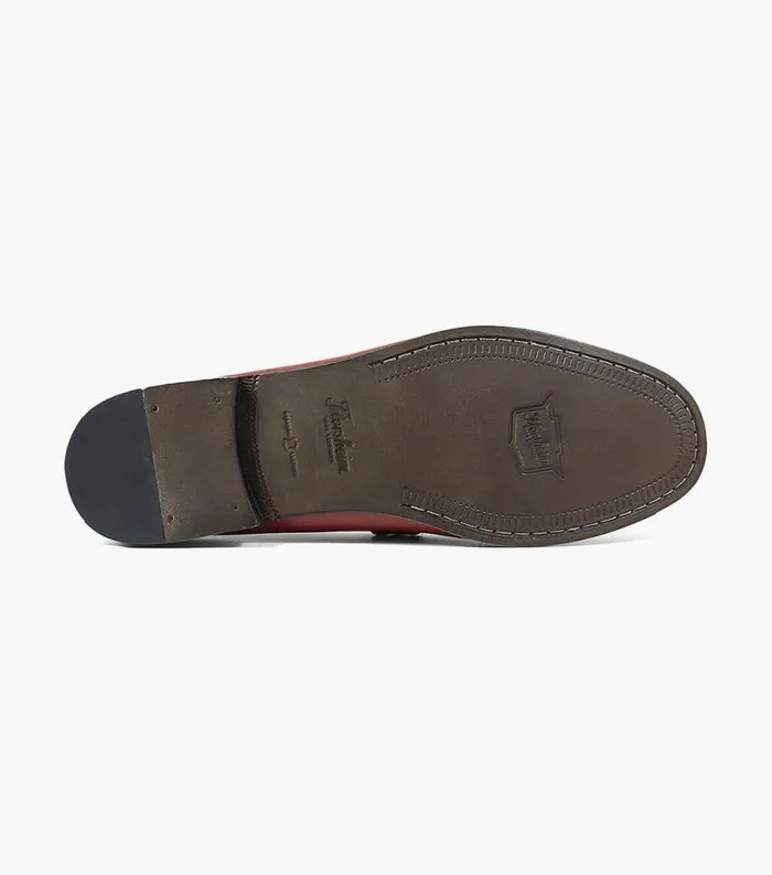 Men Beaufort Moc Toe Venetian Loafer Red Florsheim Dress Shoes