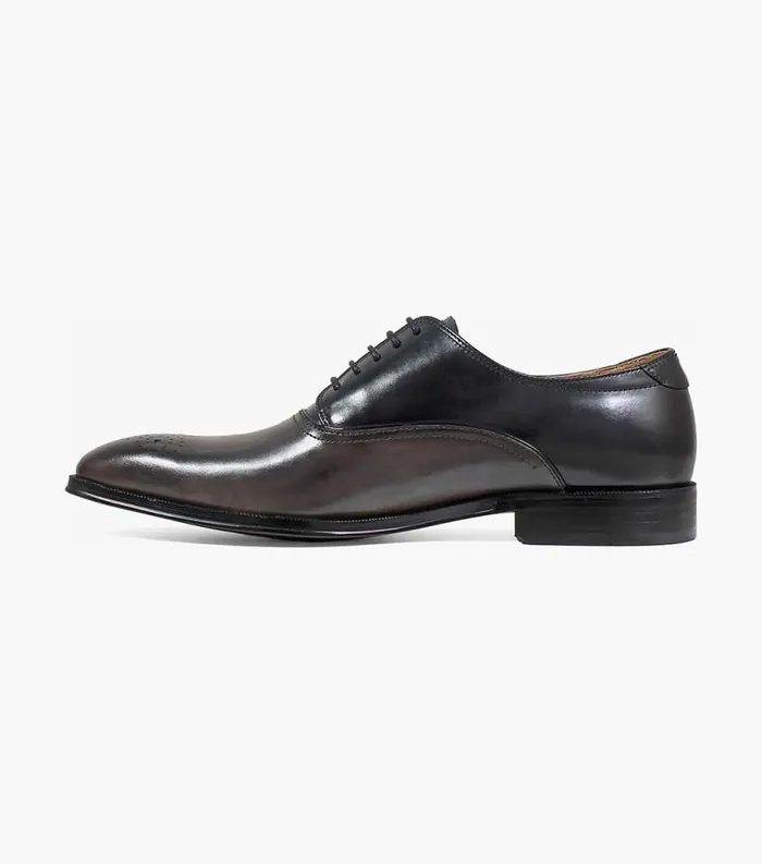Men Belfast Medallion Toe Oxford Gray Multi Florsheim Dress Shoes