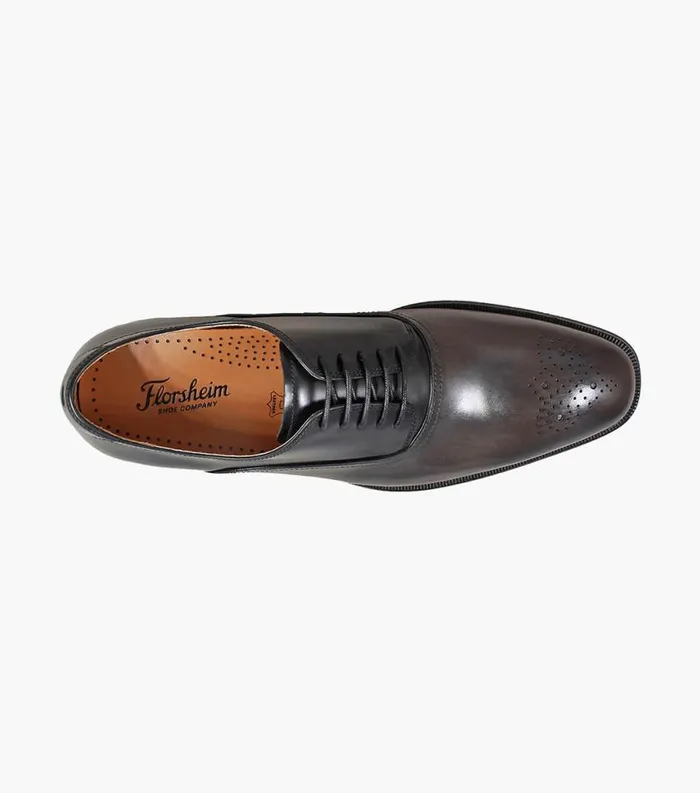 Men Belfast Medallion Toe Oxford Gray Multi Florsheim Dress Shoes