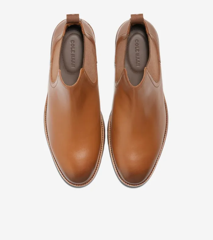 Men Berkshire Lug WaterResistant Chelsea Boot British Tan Cole Haan Boots