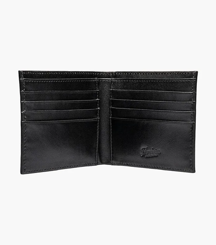 Men Bifold Wallet Black Black Florsheim Small Leather Goods