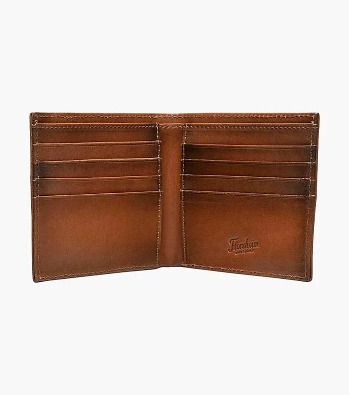 Men Bifold Wallet Tan Tan Florsheim Small Leather Goods