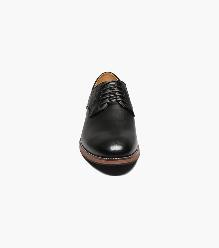 Men Blaze Plain Toe Oxford Black Florsheim Dress Shoes