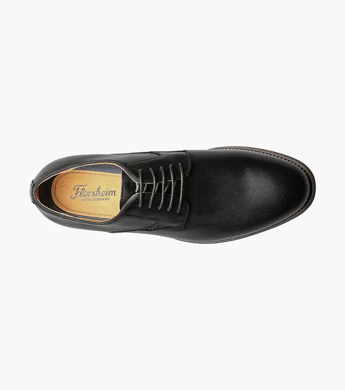 Men Blaze Plain Toe Oxford Black Florsheim Dress Shoes