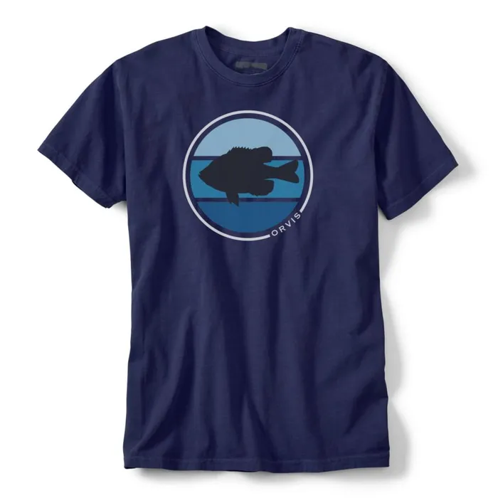 Men Bluegill Outline TShirt Navy Orvis Shirts