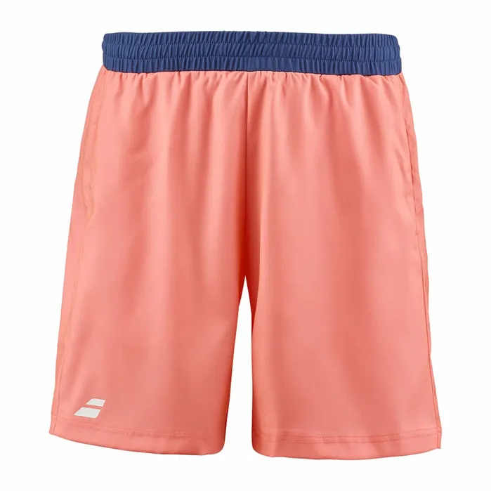 Men Bottoms Babolat Play Short Orangedark Blue