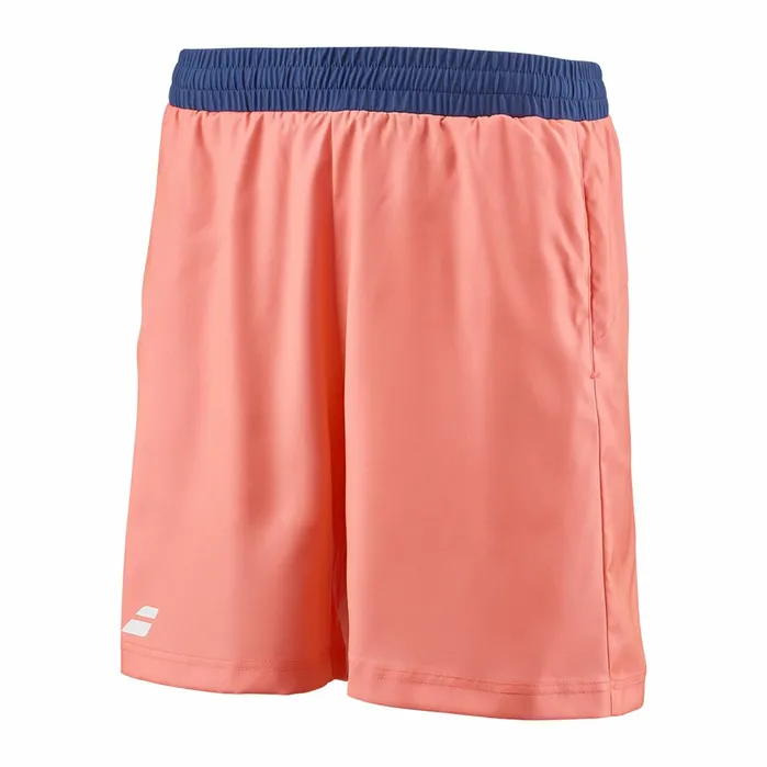 Men Bottoms Babolat Play Short Orangedark Blue