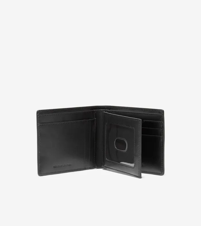 Men Boxshine Extra Capacity Wallet Black Cole Haan Wallets