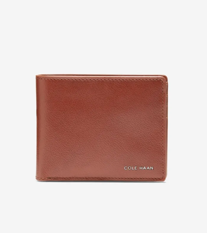 Men Boxshine Extra Capacity Wallet Cognac Cole Haan Wallets