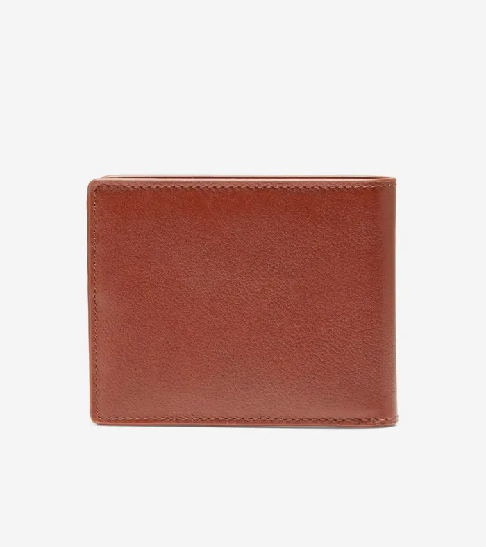 Men Boxshine Extra Capacity Wallet Cognac Cole Haan Wallets