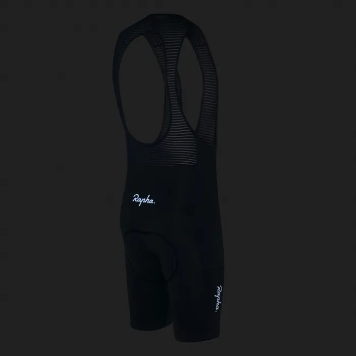 Men Brevet Cargo Bib Shorts Blackwhitedark Navywhite Rapha Bibs Shorts and Tights