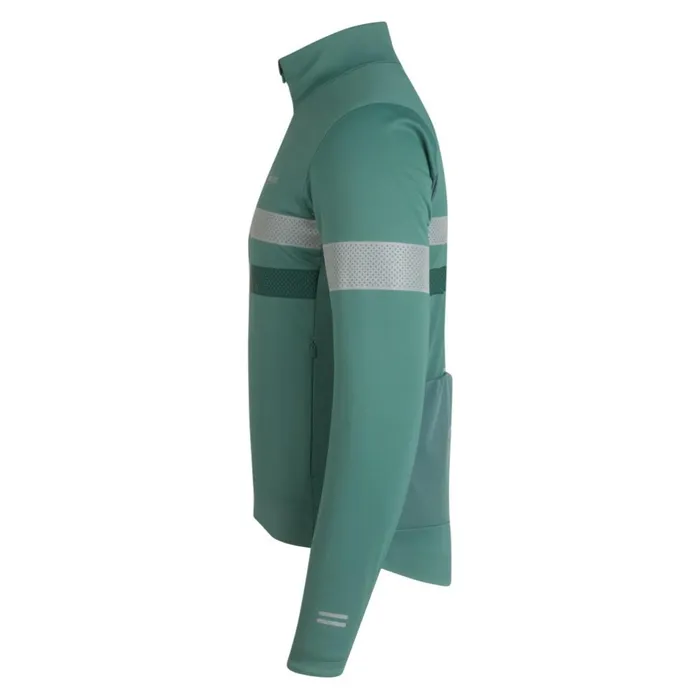 Men Brevet Long Sleeve Windstopper Jersey Navyhivis Pinktansilver Reflectivegrey Bluemushroom Rapha Jerseys