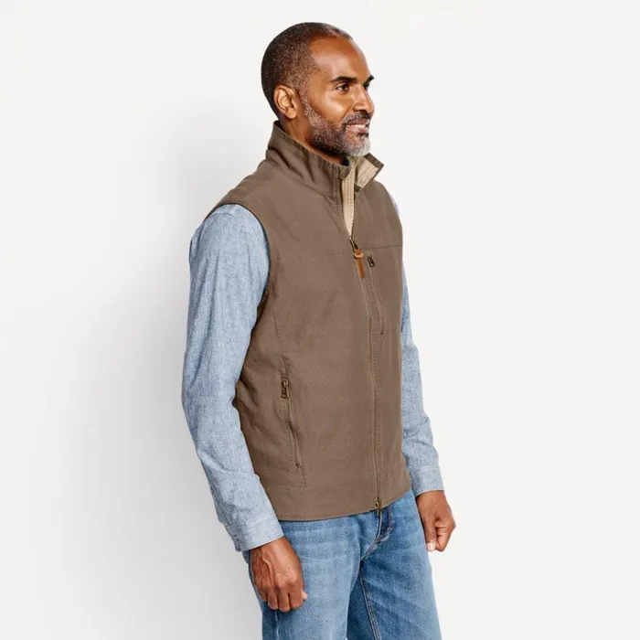 Men Briar Vest Field Khaki Orvis Jackets