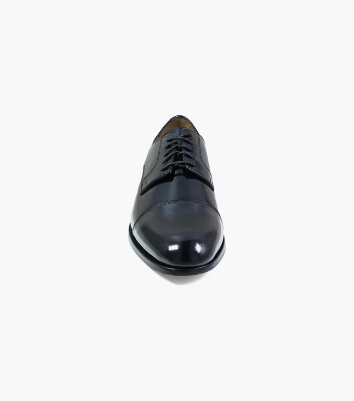 Men Broxton Cap Toe Oxford Black Florsheim Dress Shoes