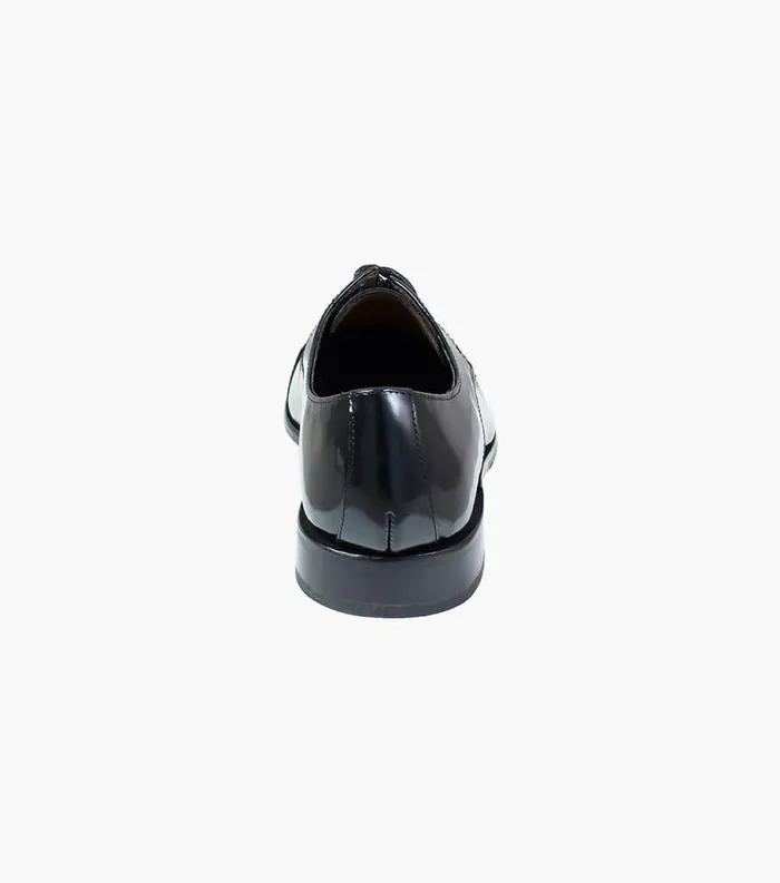 Men Broxton Cap Toe Oxford Black Florsheim Dress Shoes