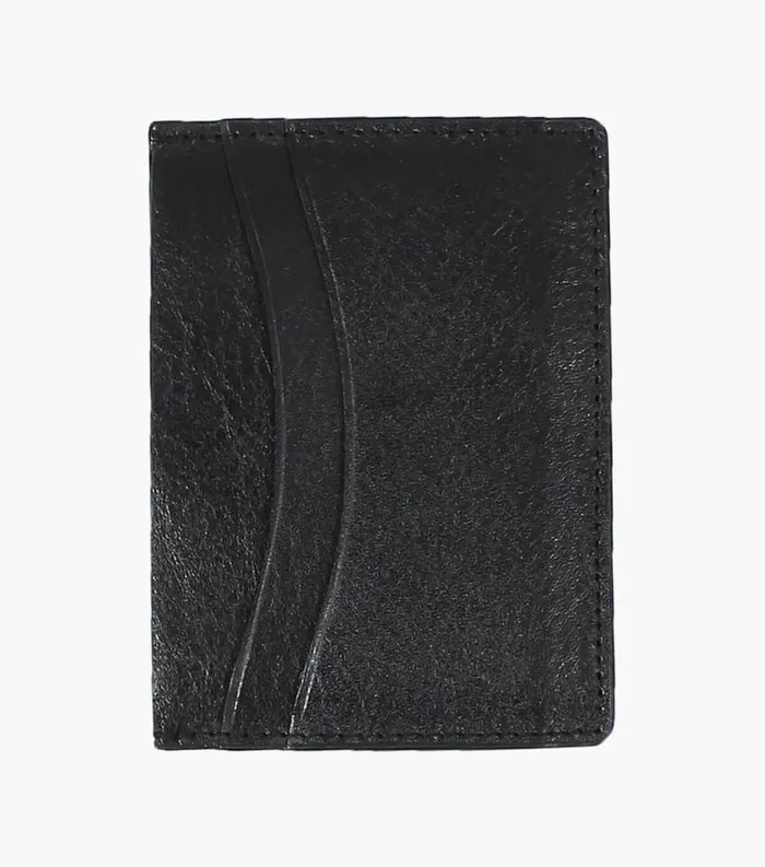 Men Card Holder Black Black Florsheim Small Leather Goods