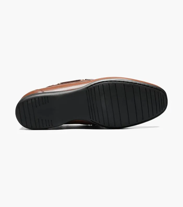 Men Cassio Moc Toe Bit Loafer Cognac Florsheim Dress Shoes