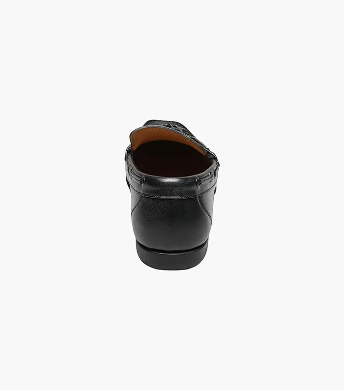 Men Cassio Moc Toe Tassel Loafer Black Florsheim Dress Shoes