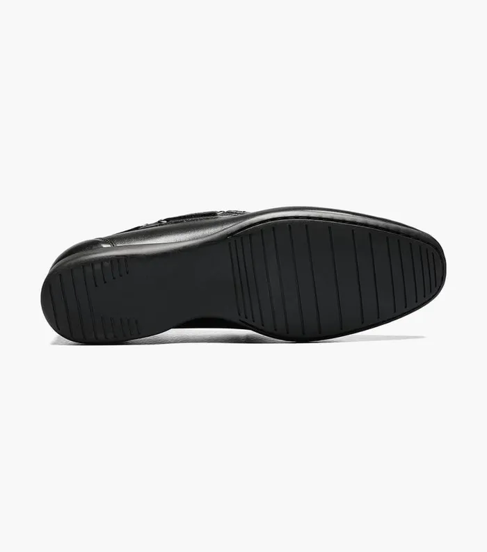Men Cassio Moc Toe Tassel Loafer Black Florsheim Dress Shoes