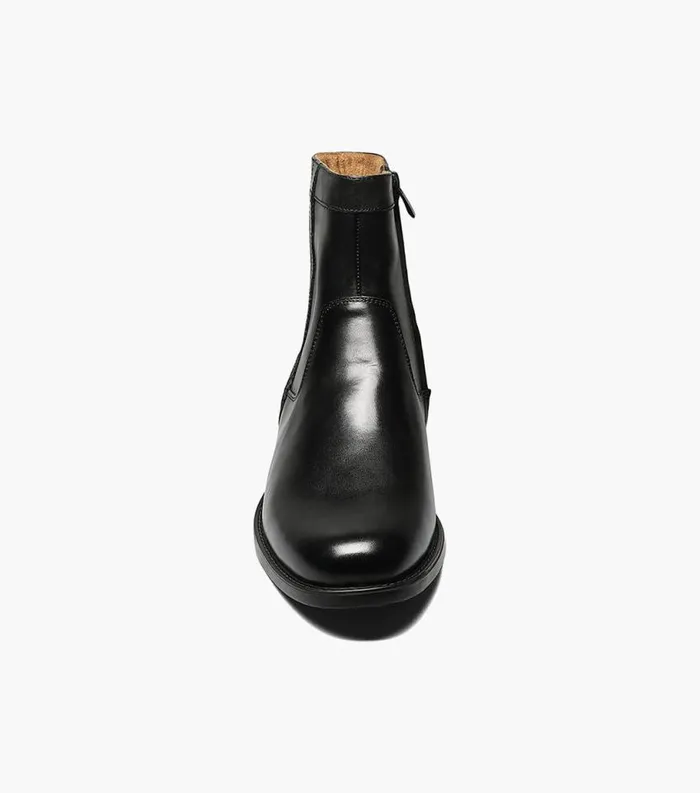 Men Center Plain Toe Boot Black Florsheim Casual Shoes