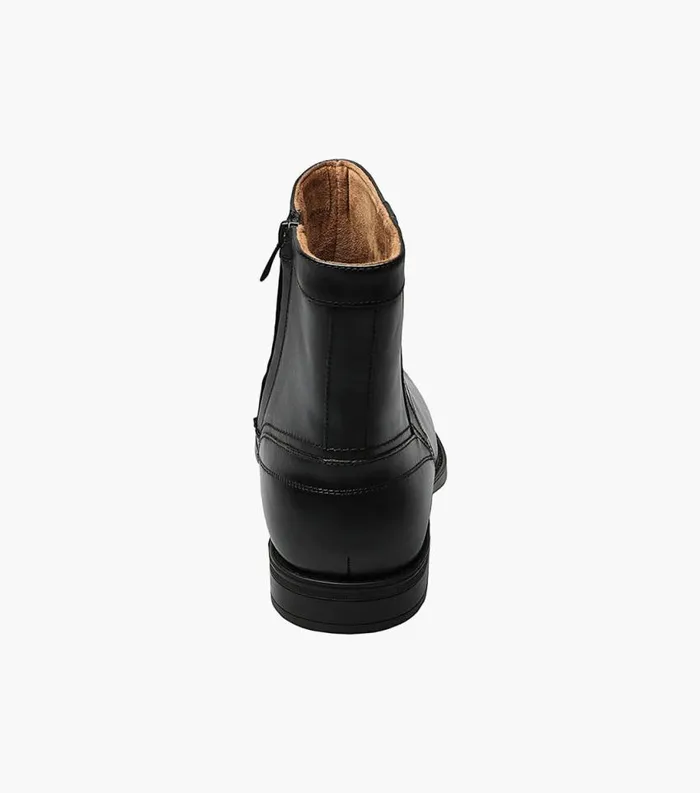 Men Center Plain Toe Boot Black Florsheim Casual Shoes