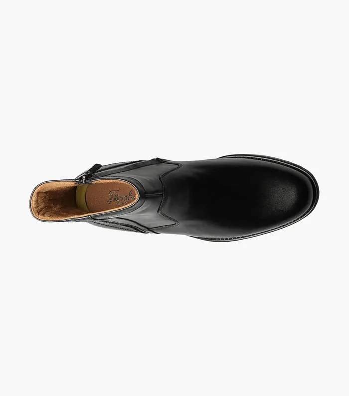 Men Center Plain Toe Boot Black Florsheim Casual Shoes