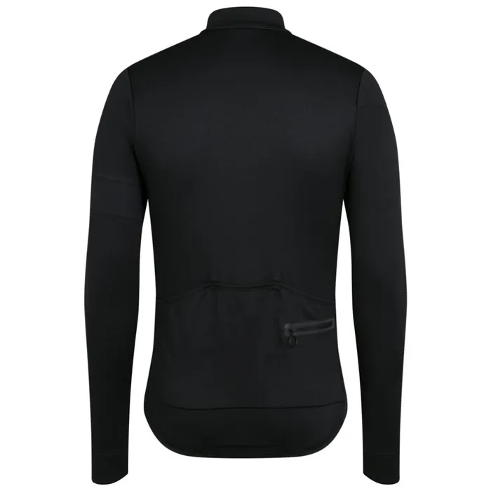 Men Classic Long Sleeve Jersey Blackdark Navy Rapha Archive