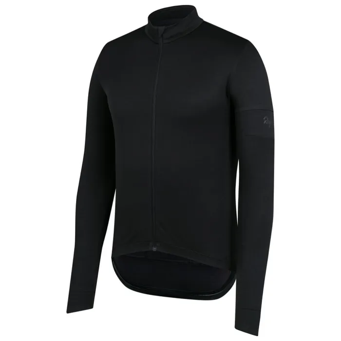 Men Classic Long Sleeve Jersey Blackdark Navy Rapha Archive