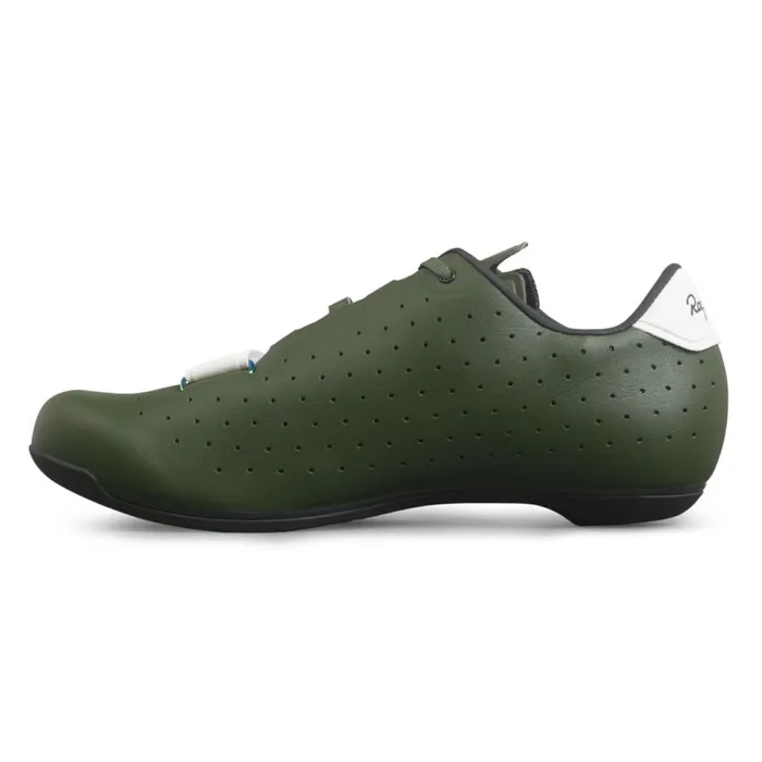 Men Classic Shoes Rapha Classic Cycling Shoe Blackwhitedark Greydeep Olive Green Rapha Shoes Overshoes and Socks
