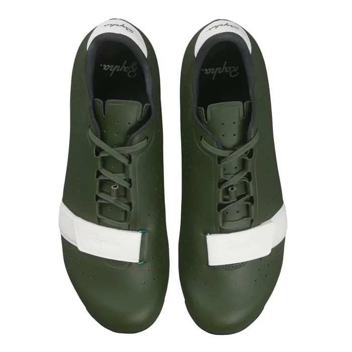 Men Classic Shoes Rapha Classic Cycling Shoe Blackwhitedark Greydeep Olive Green Rapha Shoes Overshoes and Socks