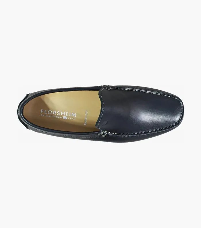Men Comet Moc Toe Venetian Driver Black Florsheim Casual Shoes