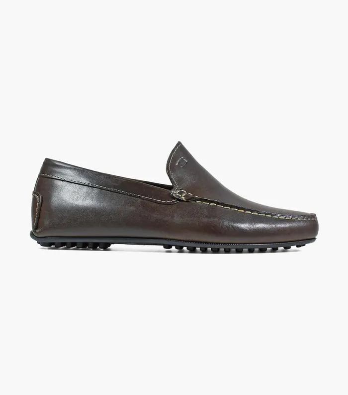 Men Comet Moc Toe Venetian Driver Brown Florsheim Casual Shoes