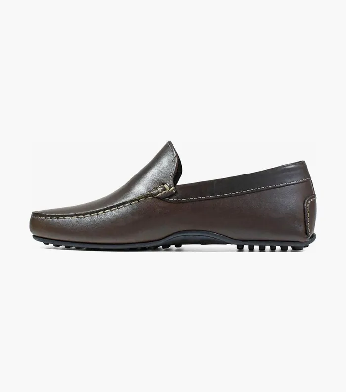 Men Comet Moc Toe Venetian Driver Brown Florsheim Casual Shoes