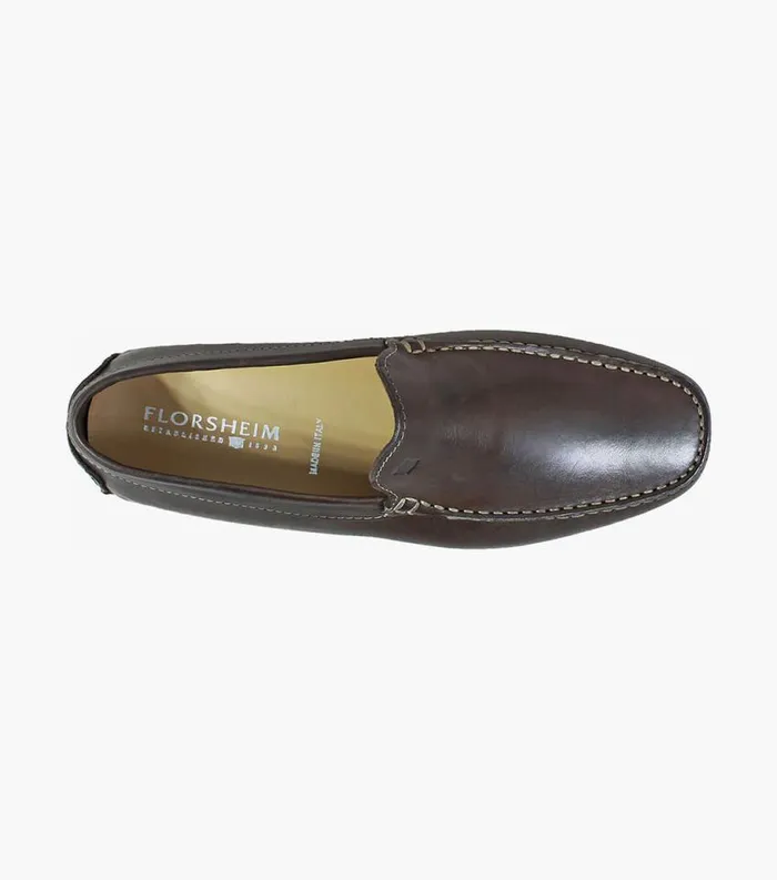 Men Comet Moc Toe Venetian Driver Brown Florsheim Casual Shoes