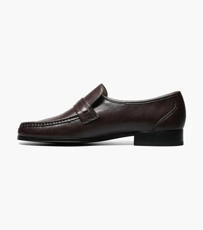 Men Como Moc Toe Bit Loafer Brown Florsheim Dress Shoes