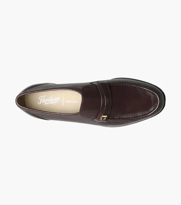 Men Como Moc Toe Bit Loafer Brown Florsheim Dress Shoes