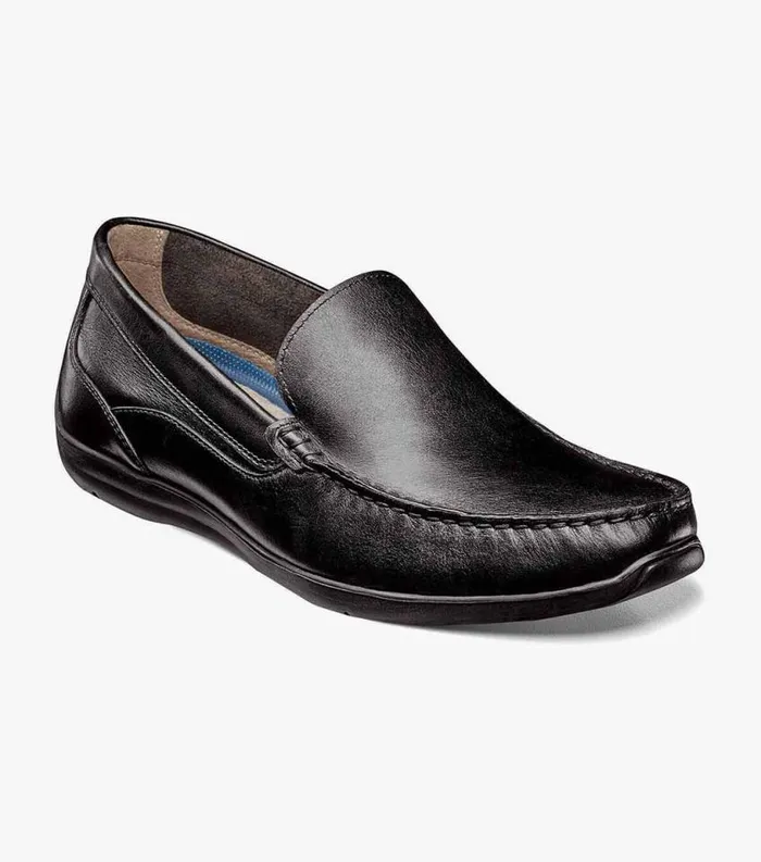 Men Conlan Moc Toe Venetian Driver Dark Brown Florsheim Casual Shoes