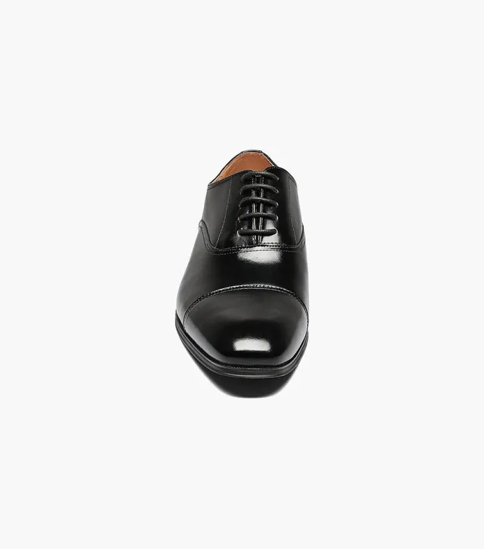Men Corbetta Cap Toe Oxford Black Florsheim Dress Shoes
