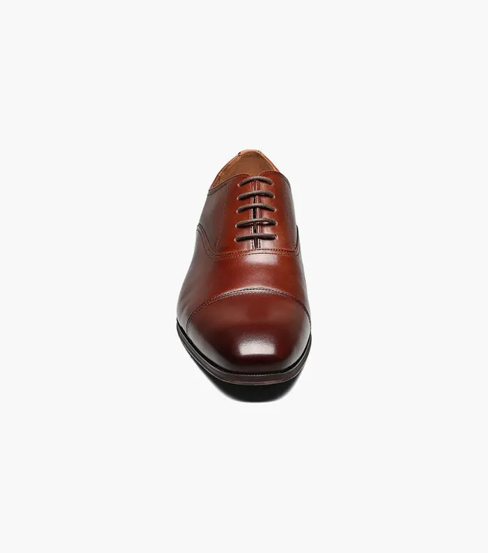 Men Corbetta Cap Toe Oxford Cognac Florsheim Dress Shoes