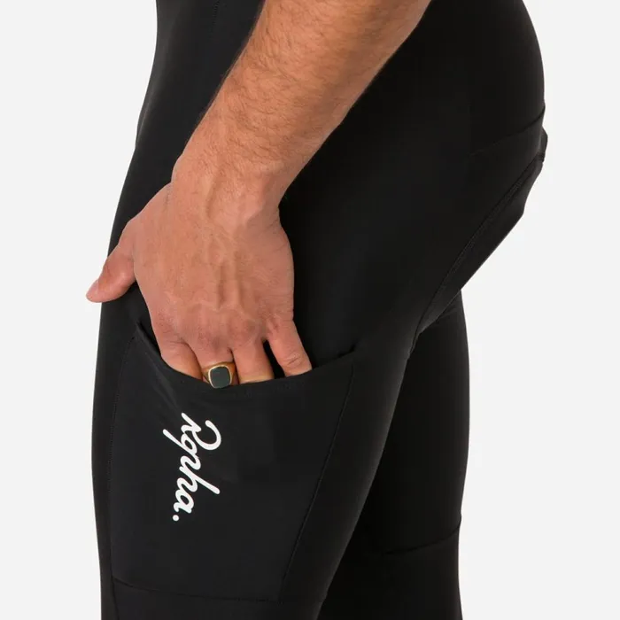 Men Core Cargo Winter Tights With Pad Blackblackdark Navynavy Rapha Bibs Shorts and Tights