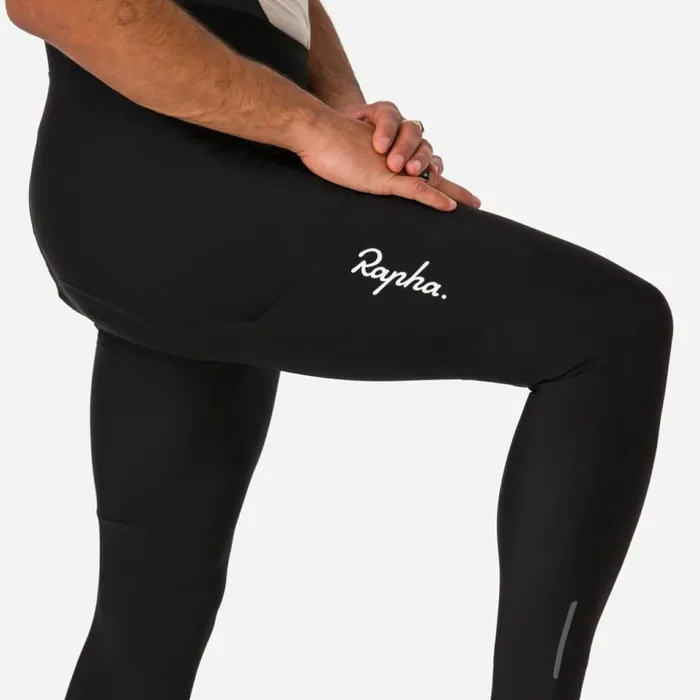 Men Core Cargo Winter Tights With Pad Blackblackdark Navynavy Rapha Bibs Shorts and Tights