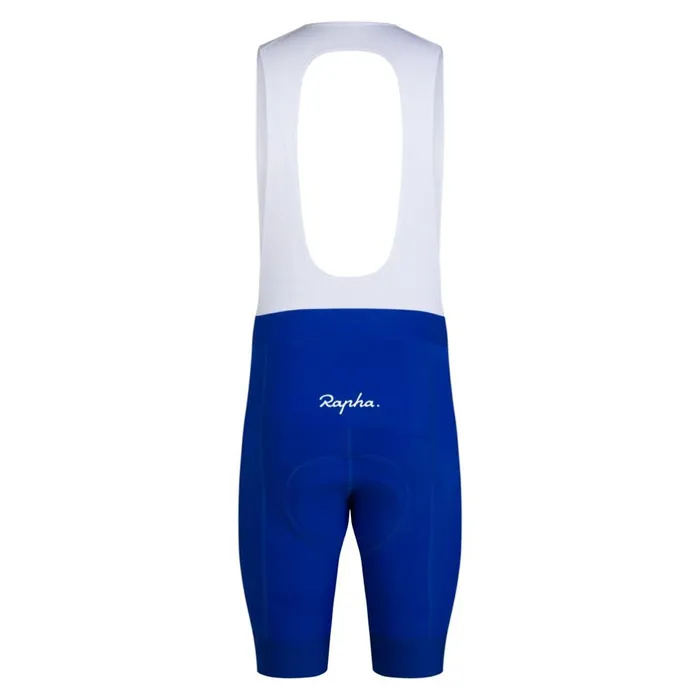 Men Core Cycling Padded Bib Shorts Burgundywhiteindigowhitedeep Indigowhite Rapha Bibs Shorts and Tights