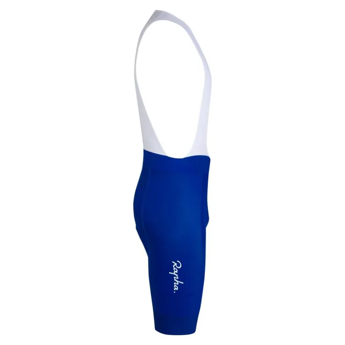 Men Core Cycling Padded Bib Shorts Burgundywhiteindigowhitedeep Indigowhite Rapha Bibs Shorts and Tights