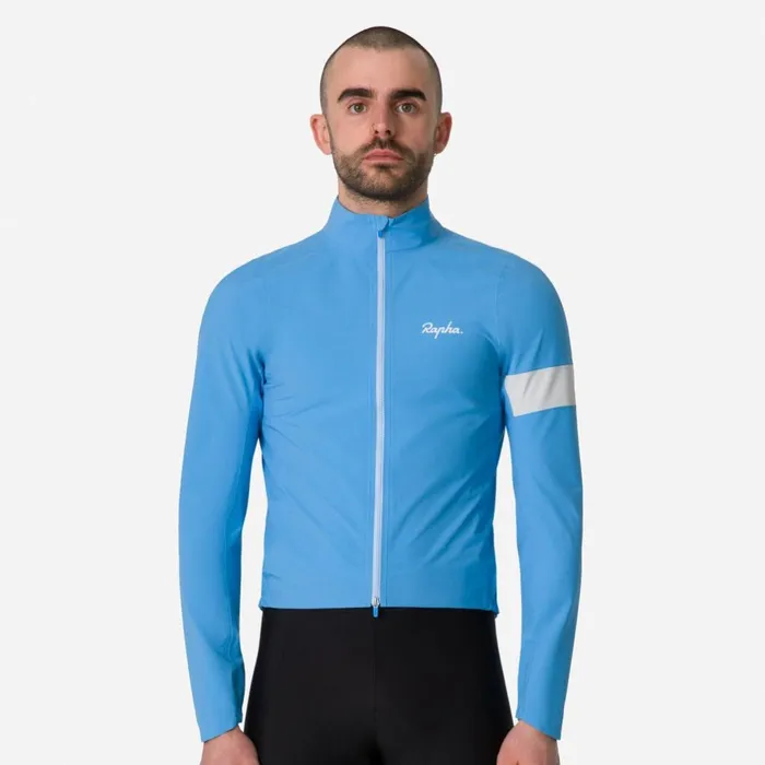 Men Core Rain Jacket All Aboard White Alyssumblackwhitebright Orangewhitenavywhite Rapha Jackets and Vests