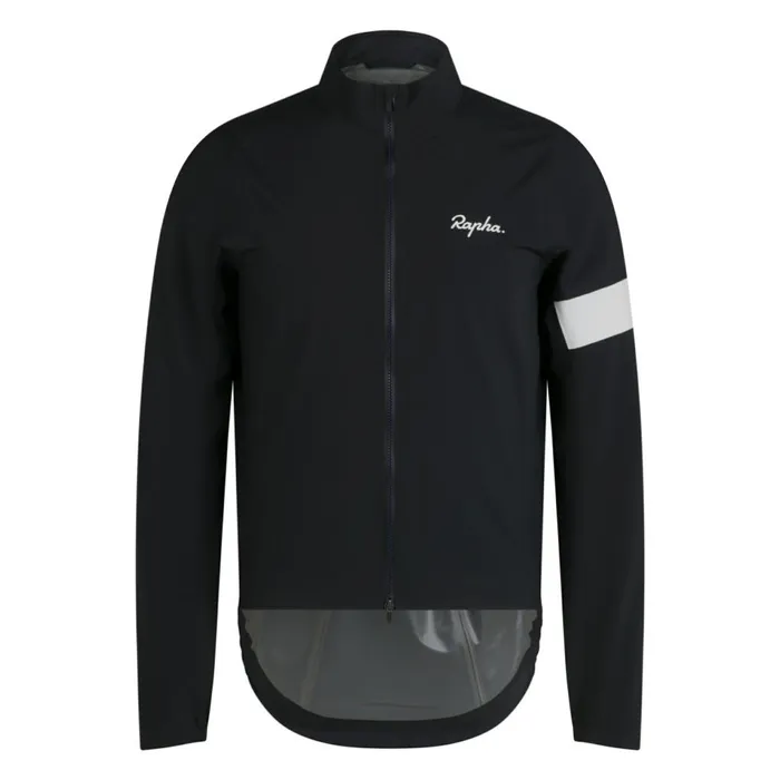 Men Core Rain Jacket All Aboard White Alyssumblackwhitebright Orangewhitenavywhite Rapha Jackets and Vests