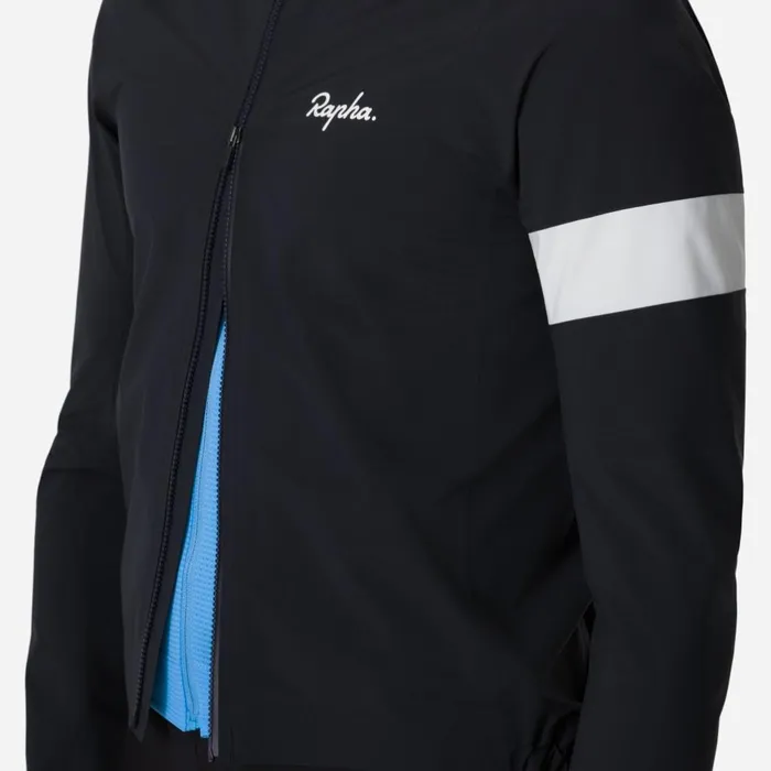 Men Core Rain Jacket All Aboard White Alyssumblackwhitebright Orangewhitenavywhite Rapha Jackets and Vests