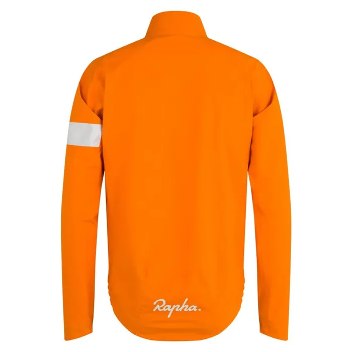 Men Core Rain Jacket All Aboard White Alyssumblackwhitebright Orangewhitenavywhite Rapha Jackets and Vests