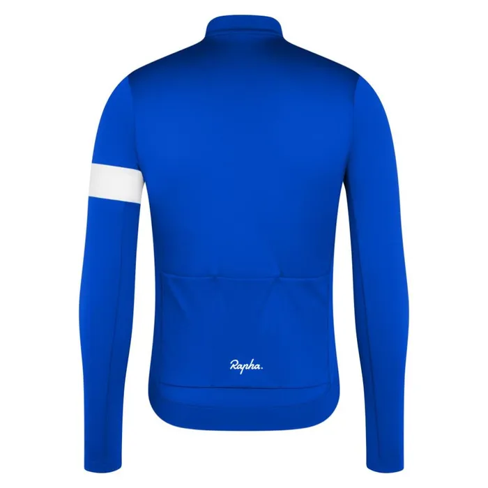 Men Core Thermal Long Sleeve Jersey Fudge White Alyssumkalamata White Alyssumnavywhiteblackwhiteultramarinewhitedeep Coffeewhitetanwhite Rapha Jerseys