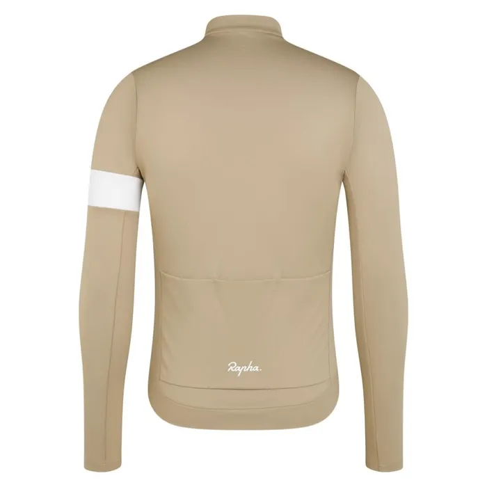 Men Core Thermal Long Sleeve Jersey Fudge White Alyssumkalamata White Alyssumnavywhiteblackwhiteultramarinewhitedeep Coffeewhitetanwhite Rapha Jerseys