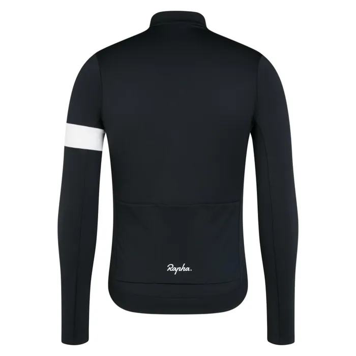 Men Core Thermal Long Sleeve Jersey Fudge White Alyssumkalamata White Alyssumnavywhiteblackwhiteultramarinewhitedeep Coffeewhitetanwhite Rapha Jerseys